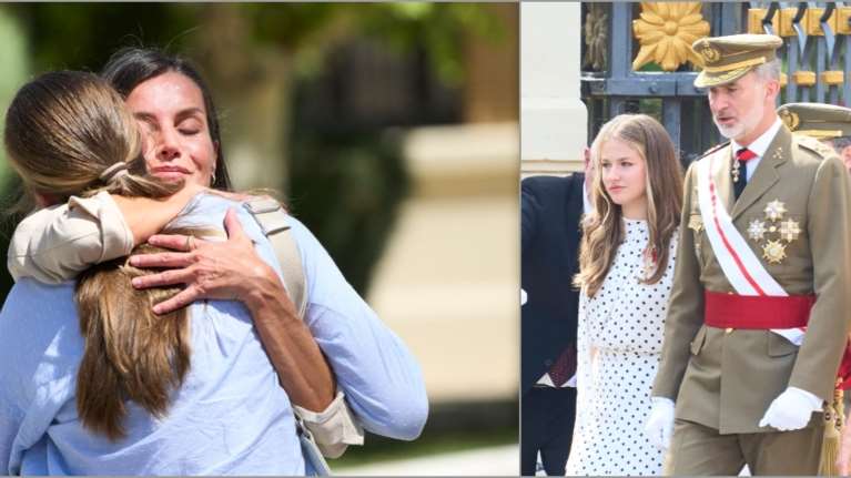 Η νεοσύλλεκτη πριγκίπισσα: Η διάδοχος του ισπανικού θρόνου, Λεονόρ ντύθηκε στο χακί - Ο αποχωρισμός και η αγκαλιά της Λετίσια