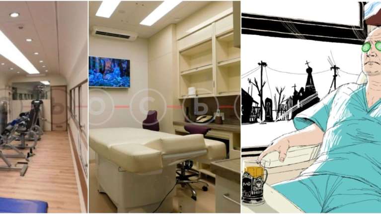 Υπερπολυτελές και θωρακισμένο: Νέες φωτογραφίες από το τρένο του Πούτιν που κάνει στάσεις σε μυστικούς σταθμούς [Εικόνες-βίντεο]