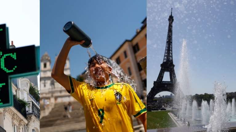 Καμίνι η Ευρώπη: Στους 43 βαθμούς το θερμόμετρο στο Παρίσι, ρεκόρ με 46,5 στην Πορτογαλία