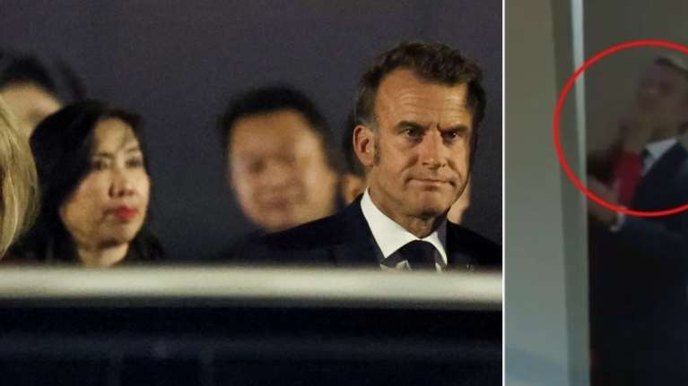 &quot;Ολα αυτά είναι τρέλες&quot;: Η πρώτη αντίδραση Μακρόν για το &quot;χαστούκι&quot; από την Μπριζίτ - Η άβολη στιγμή που εξηγεί [βίντεο]