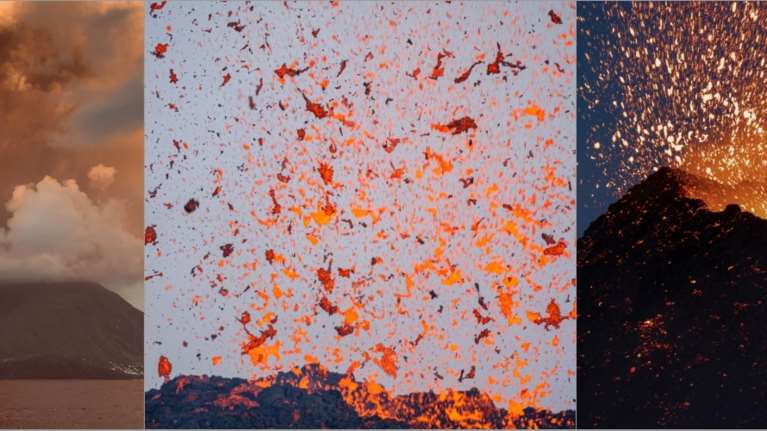 Ιταλία: Τέφρα και λάβα εκτοξεύονται από τα ηφαίστεια Στρόμπολι και Αίτνα - Απίστευτες εικόνες κατέγραψαν οι κάμερες