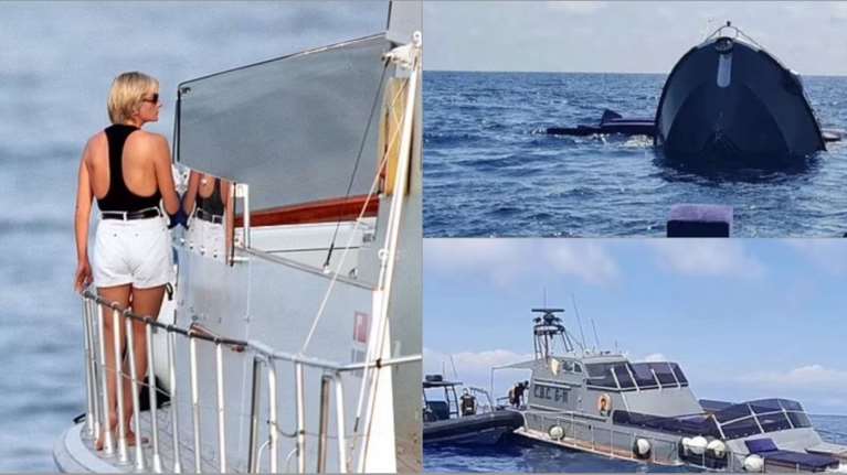 Βυθίστηκε η θαλαμηγός Cujo στη γαλλική Ριβιέρα: Εκεί πέρασε η Νταϊάνα τις τελευταίες ευτυχισμένες διακοπές της