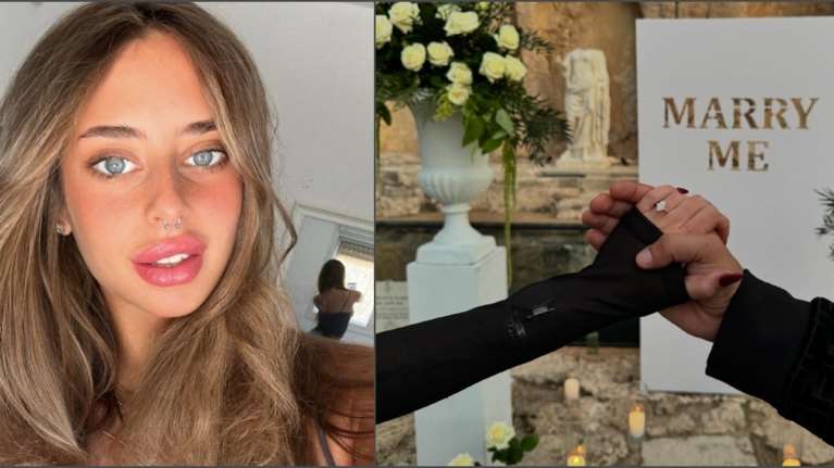 To υπέροχο love story μετά τη φρίκη: Η Γαλλο-Ισραηλινή όμηρος από το πρώτο βίντεο με τις θηριωδίες της Χαμάς παντρεύεται