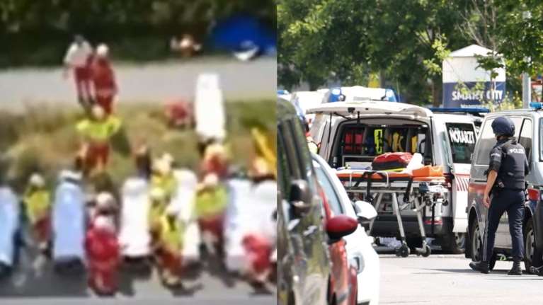Εθνική τραγωδία στην Αυστρία: Συγκλονιστικές εικόνες από το χειρότερο μακελειό που έχει συμβεί ποτέ στη χώρα