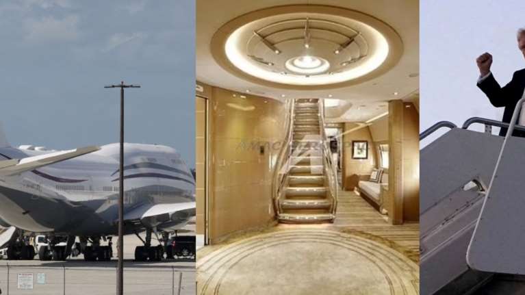 Σάλος με το χρυσό δώρο του Κατάρ στον Τραμπ: Το ιπτάμενο παλάτι των 400 εκατ. δολαρίων ως νέο Air Force One