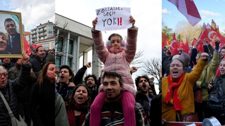 Βράζει η Τουρκία: Χιλιάδες διαδηλωτές στους δρόμους για τη σύλληψη Ιμάμογλου - Με σφαίρες από καουτσούκ απαντά η αστυνομία