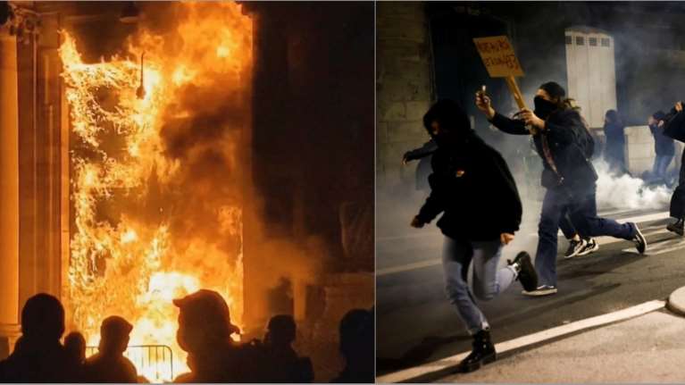 Η Γαλλία στις φλόγες λόγω ασφαλιστικού: Αναβλήθηκε η επίσκεψη Κάρολου και Καμίλας