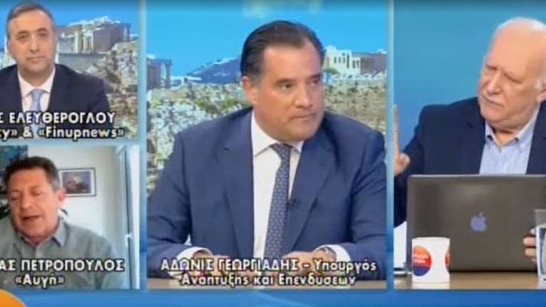 Άγριος καβγάς Γεωργιάδη με δημοσιογράφο της Αυγής: Η φράση &quot;ουρανομήκεις ανοησίες&quot; που άναψε τα αίματα [βίντεο]