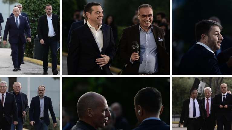 Εκλογές 2023: Οι πρώτες φωτογραφίες από το debate των πολιτικών αρχηγών - H πολυαναμενόμενη τηλεμαχία