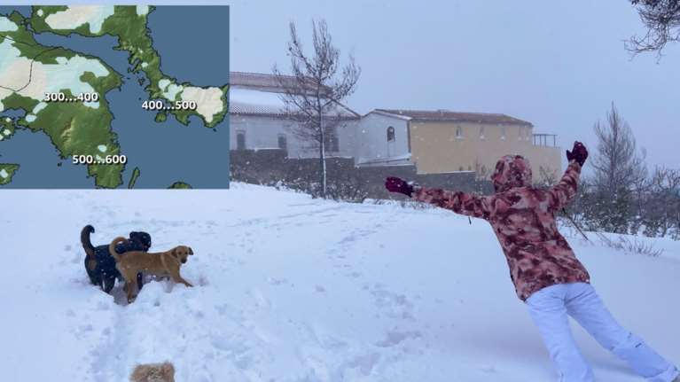 Μαρουσάκης: Οι περιοχές που θα χιονίσει στην Αττική - Πότε θα ξεκινήσει η κακοκαιρία και το ψύχος στη χώρα - Χάρτες