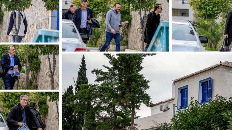 Σπέτσες: Στο σπίτι του Κασσελάκη ο... ΣΥΡΙΖΑ  με βανάκια και ταξί - Γιατί λείπουν 11 βουλευτές