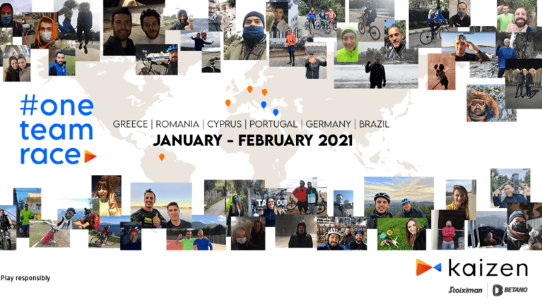 Kaizen Gaming: Ένωσε τους εργαζόμενους σε έναν κοινό σκοπό, μετατρέποντας τα χιλιόμετρά τους σε σημαντικές δωρεές