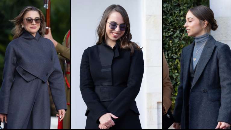 Στα βήματα της μητέρας τους: Η βασίλισσα Ράνια και οι κόρες της με απίθανα παλτό Dior και Louis Vuitton