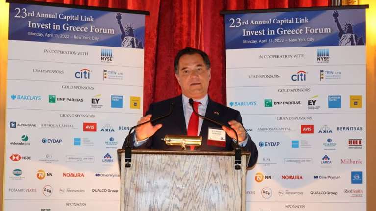 Μήνυμα Γεωργιάδη σε επιχειρηματίες στη Νέα Υόρκη: Τώρα είναι η ώρα για επενδύσεις στην Ελλάδα