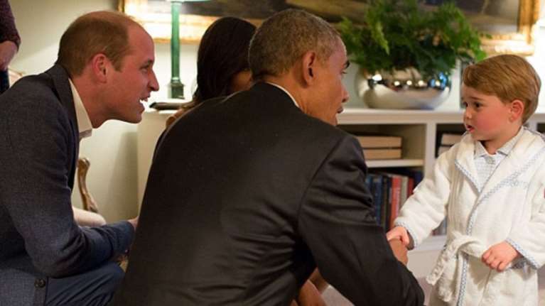 Επεξεργασμένη φωτογραφία του πρίγκιπα Τζορτζ με τον Ομπάμα που έγινε viral: Ο φωτογράφος αποκαλύπτει ότι ήταν "Photoshopped"