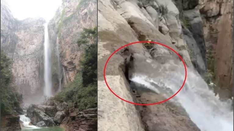 Κινέζικη &quot;πατέντα&quot;: Σωλήνας τροφοδοτεί με νερό τον πιο μεγάλο καταρράκτη - Πώς αποκαλύφθηκε το... fake φυσικό μνημείο