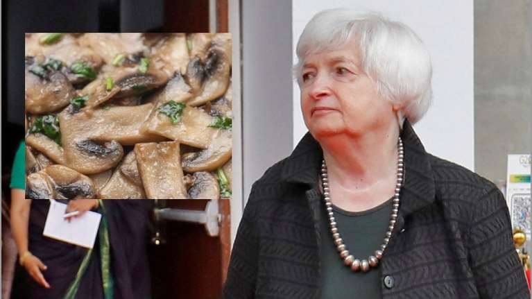 Η υπουργός Οικονομικών των ΗΠΑ έφαγε παραισθησιογόνα μανιτάρια: Το πάθημα της Τζάνετ Γιέλεν στο Πεκίνο που έγινε trend