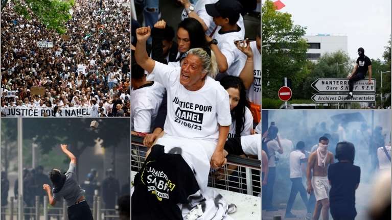 Χιλιάδες ζητούν δικαιοσύνη για τον Ναέλ στη Γαλλία - Επικεφαλής η μητέρα του: &quot;Η αστυνομία πήρε το παιδί μου&quot;