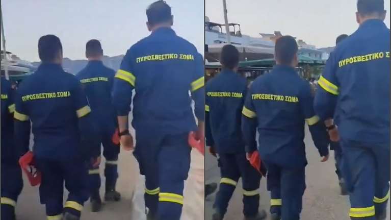 Κως: Η στιγμή που οι κάτοικοι χειροκροτούν τους δασοκομάντος - Τα έδωσαν όλα στη μάχη με τη φωτιά στα Καρδάμαινα [βίντεο]