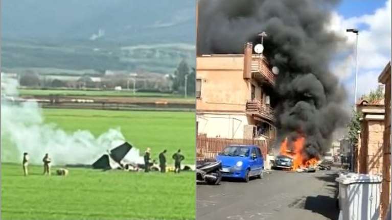 Αεροπορικό δυστύχημα στην Ιταλία: Δύο εκπαιδευτικά αεροσκάφη συγκρούστηκαν στον αέρα - Ο ένας πιλότος το έριξε σε δρόμο