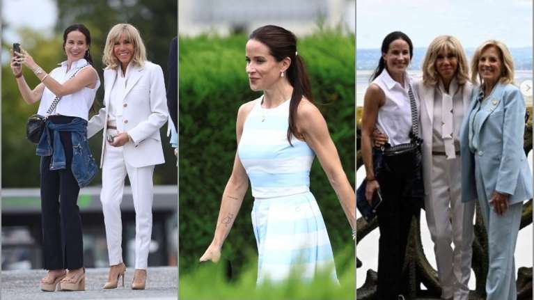 Ντεμπούτο στο Παρίσι για το αθόρυβο υπερόπλο του Μπάιντεν: Η &quot;πρώτη κόρη&quot; Ασλεϊ έλαμψε δίπλα στη Μπριζίτ και τη μαμά Τζιλ