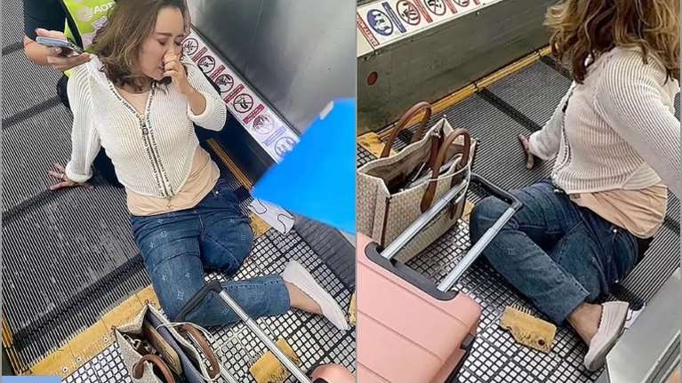 Απίστευτο ατύχημα στο αεροδρόμιο της Μπανγκόκ: Γυναίκα ακρωτηριάστηκε όταν το πόδι της πιάστηκε σε κυλιόμενο διάδρομο