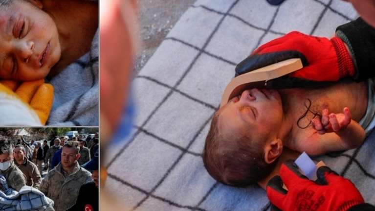 Τουρκία: Εσωσαν 20 ημερών αγοράκι που είχε θαφτεί κάτω από τα συντρίμμια - Κρατούσε τούφα από τα μαλλιά της μαμάς του