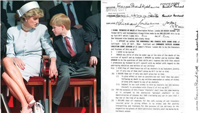 Η διαθήκη της πριγκίπισσας Νταϊάνα: Αυτό το ποσό άφησε στους γιους της