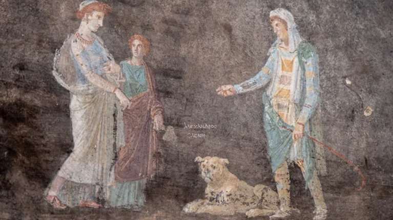 Σπάνια ανακάλυψη στην Πομπηία: Τι ήταν το &quot;μαύρο δωμάτιο&quot; με τις καλοδιατηρημένες τοιχογραφίες