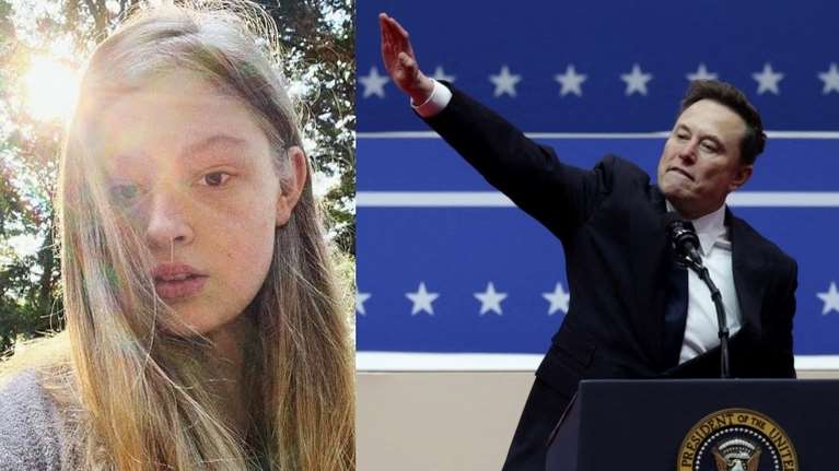 Και η τρανς κόρη του Μασκ αδειάζει τον πατέρα της για τον ναζιστικό χαιρετισμό: &quot;Να λέμε τα πράγματα με το όνομά τους&quot;