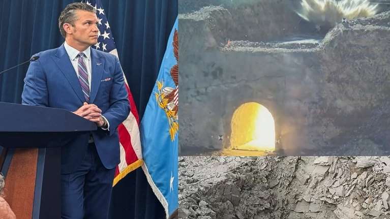 Βομβαρδισμοί ΗΠΑ στις πυρηνικές εγκαταστάσεις του Ιράν: Οι πρώτες εικόνες από τις καταστροφές της βόμβας GBU-57