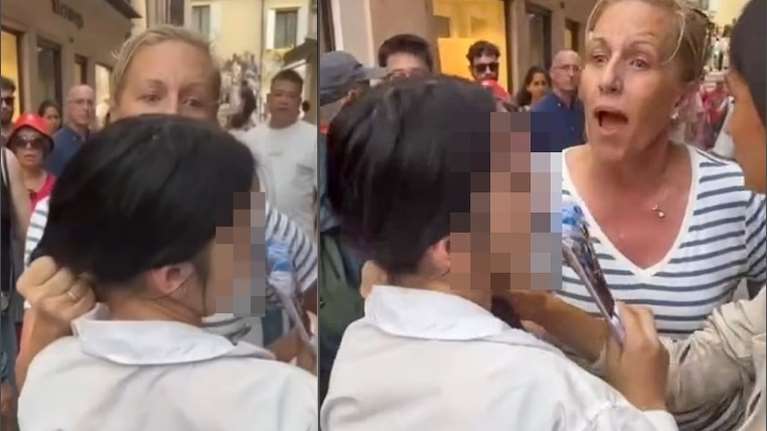 Ο εφιάλτης κάθε τουρίστα: Αμερικανίδα  άρπαξε από τα μαλλιά 14χρονη κλέφτρα πορτοφολιών - Τη &quot;συνέλαβε&quot; επ&#39; αυτοφώρω [βίντεο]