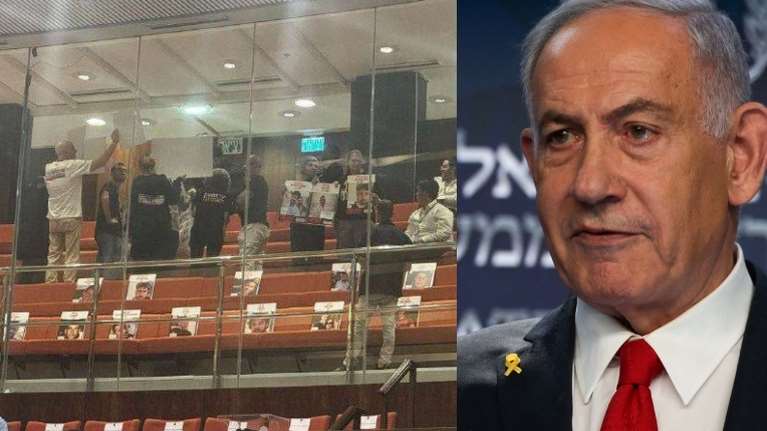 Ο Νετανιάχου είπε στην Κνεσέτ για την εξόντωση του στρατιωτικού ηγέτη της Χαμάς - Οι συγγενείς 58 ομήρων του γύρισαν την πλάτη