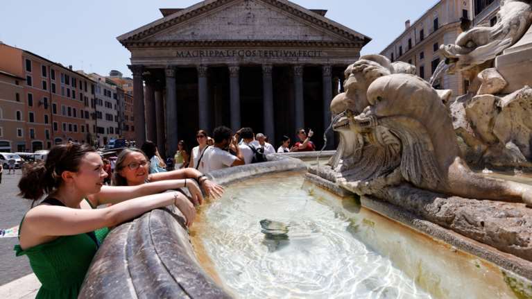 Καύσωνας σαρώνει τη Νότια Ευρώπη: 45άρια σε Ιταλία και Ισπανία - Ο χάρτης με τις &quot;κόκκινες&quot; περιοχές