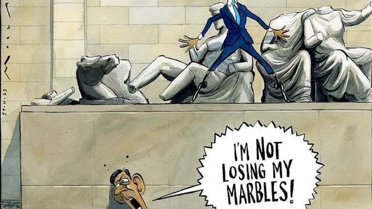 Χάνει τα μυαλά του ο Ρίσι Σούνακ; Ο γελοιογράφος των Times απαντά με ένα καυστικό σχόλιο - &quot;Δεν χάνω τα μάρμαρά μου!&quot;