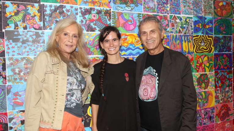 H Άννα Νταλάρα απαθανατίζει τους εγγονούς της - "Καλή χρονιά μάγκες μου!"