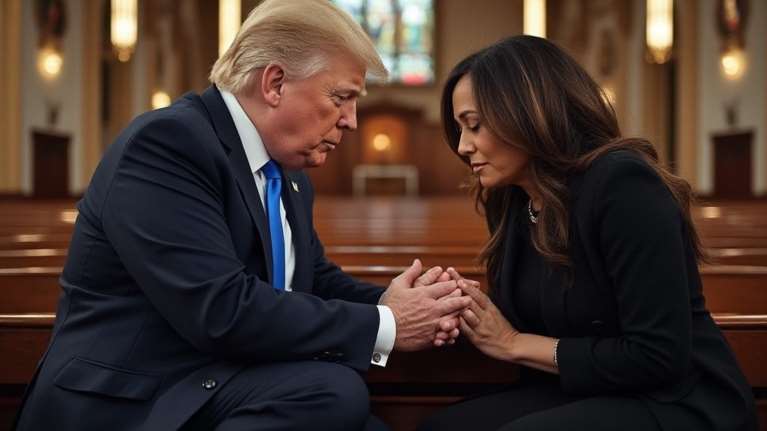 Κάμαλα Χάρις και Ντόναλντ Τραμπ έγιναν τρυφερό ...ζευγάρι με τη βοήθεια της τεχνητής νοημοσύνης: Βίντεο και εικόνες