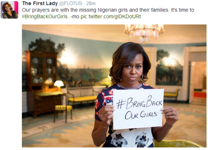 Και η Μισέλ λέει «Bring back our girls»