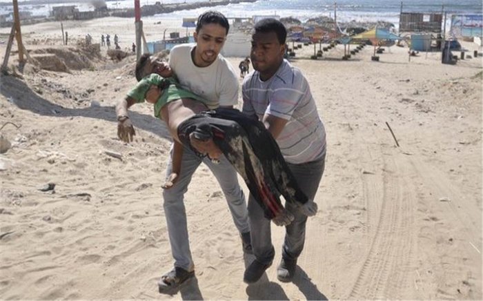 Βίντεο σοκ: Η στιγμή που η ισραηλινή οβίδα σκοτώνει τα παιδιά - εικόνα 3