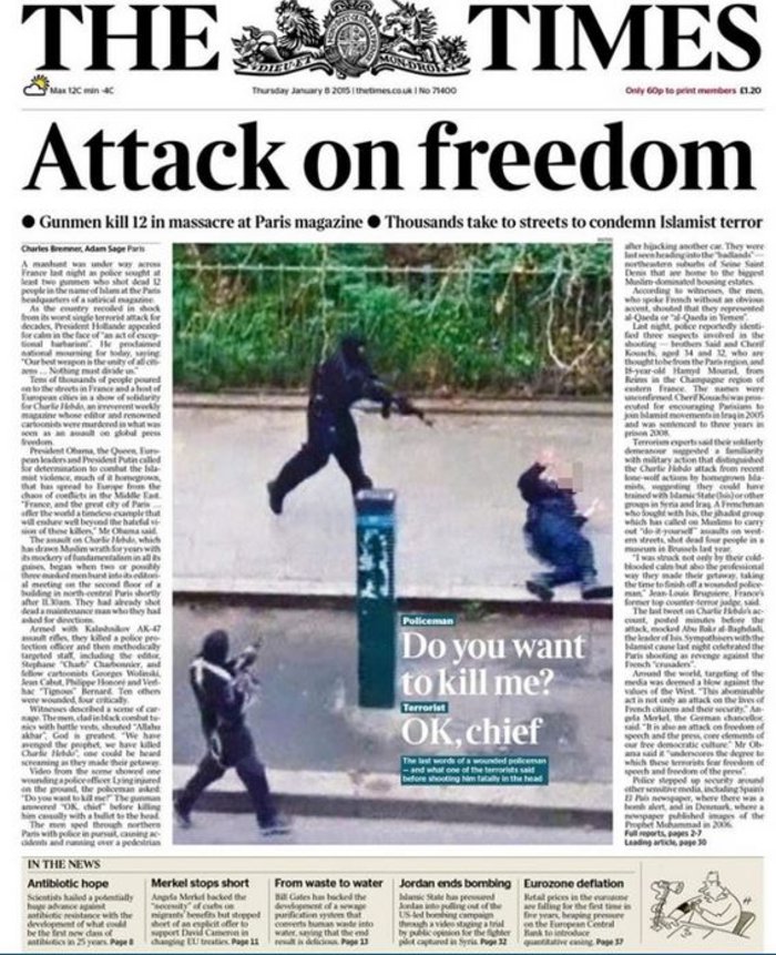 Je Suis Charlie: Η Ευρώπη σε μαύρο φόντο - εικόνα 2