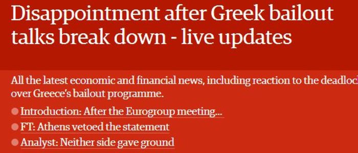 Διεθνή ΜΜΕ: Επικίνδυνη σύγκρουση Ευρώπης με Ελλάδα