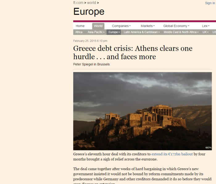 Γιατί οι ξένοι γκρινιάζουν πάλι με την Ελλάδα