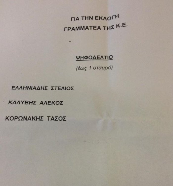 ΣΥΡΙΖΑ:  Σφήνα στην υποψηφιότητα του Τάσου Κορωνάκη ο Αλέκος Καλύβης