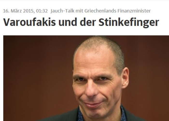 Σάλος στη Γερμανία για το δάχτυλο Βαρουφάκη - εικόνα 3