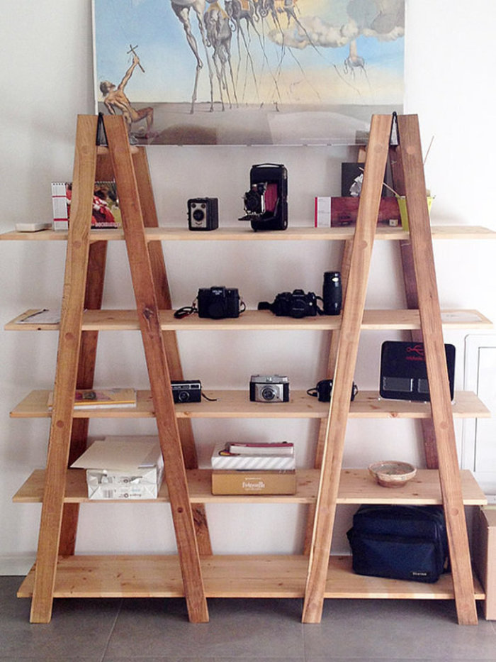 DIY: 10 +1 έξυπνοι τρόποι να φτιάξετε πρωτότυπες βιβλιοθήκες - εικόνα 9