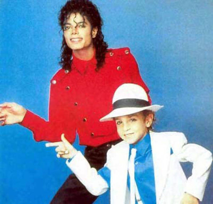 Ο Μάικλ Τζάκσον με τον Robson
