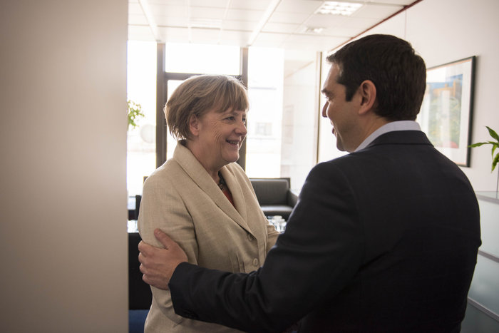 Oλοκληρώθηκε η συνάντηση Τσίπρα- Μέρκελ