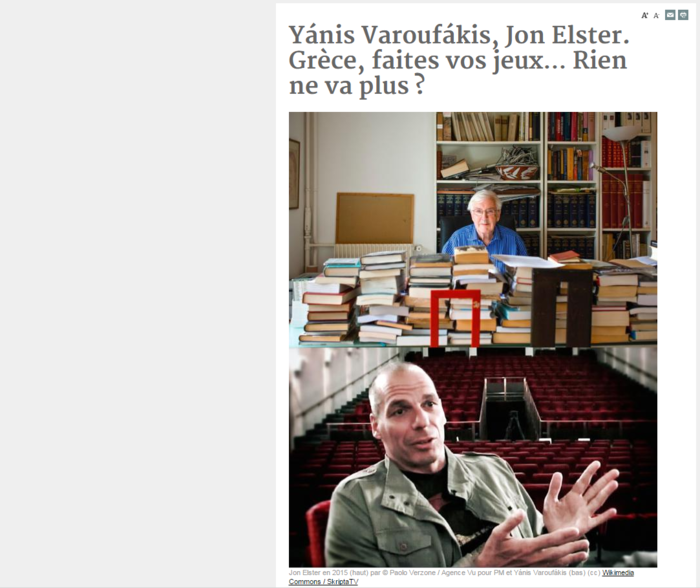 Βαρουφάκης: To Grexit δεν είναι μπλόφα, αν επιβληθεί περισσότερη λιτότητα