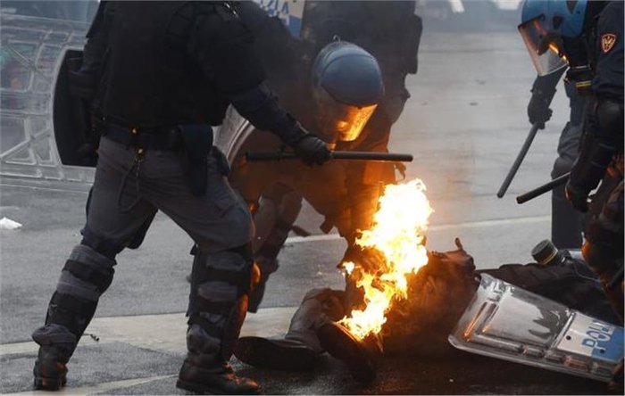 Το Μιλάνο στις φλόγες - σοβαρά επεισόδια στα εγκαίνια της Expo 2015 - εικόνα 3