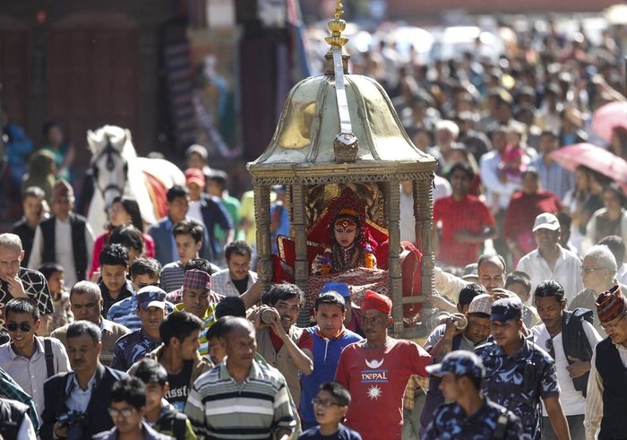 «Θαύμα» στο Νεπάλ: Αθικτο από το σεισμό το σπίτι της 10χρονης θεάς - εικόνα 6